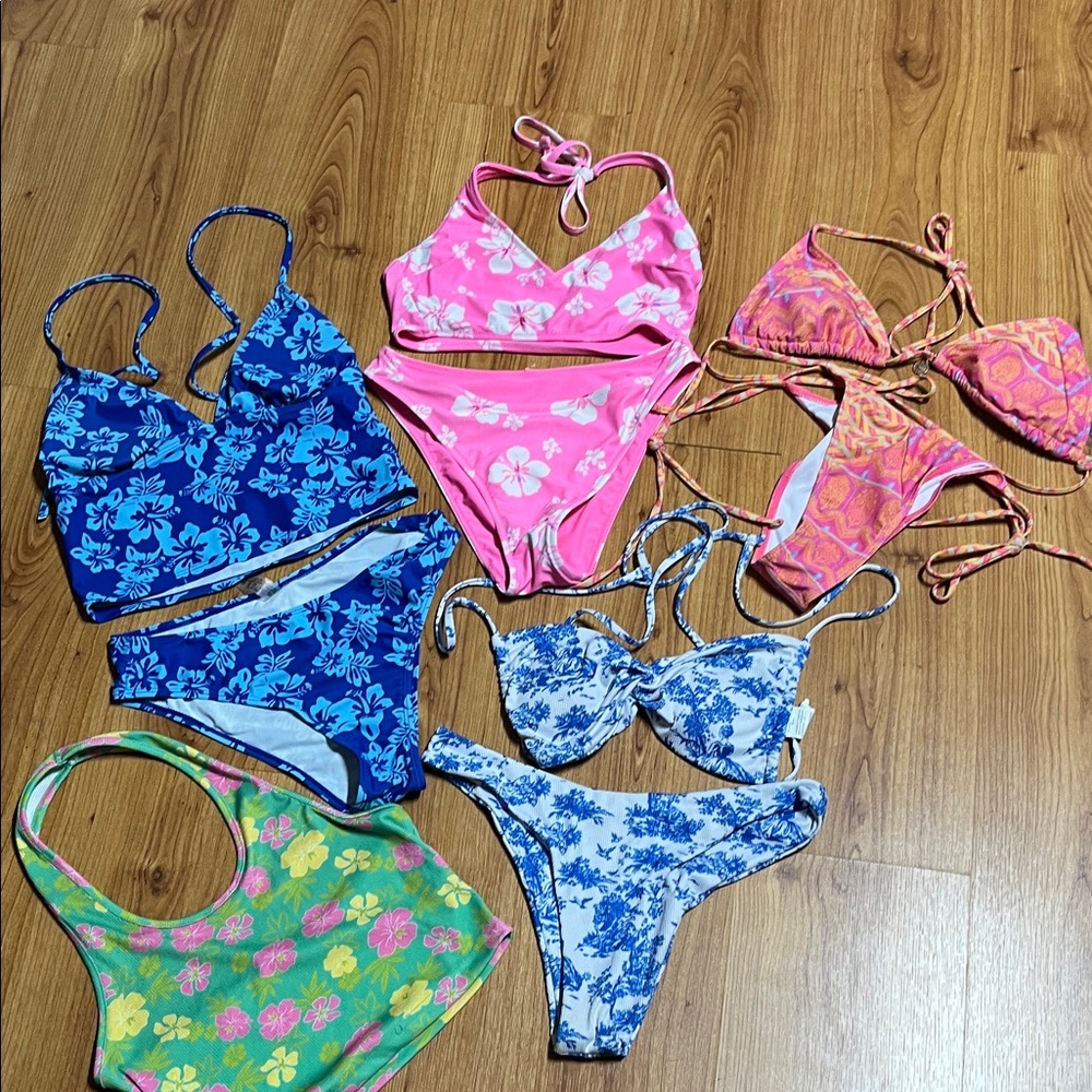 Colorful Floral Bikini Set